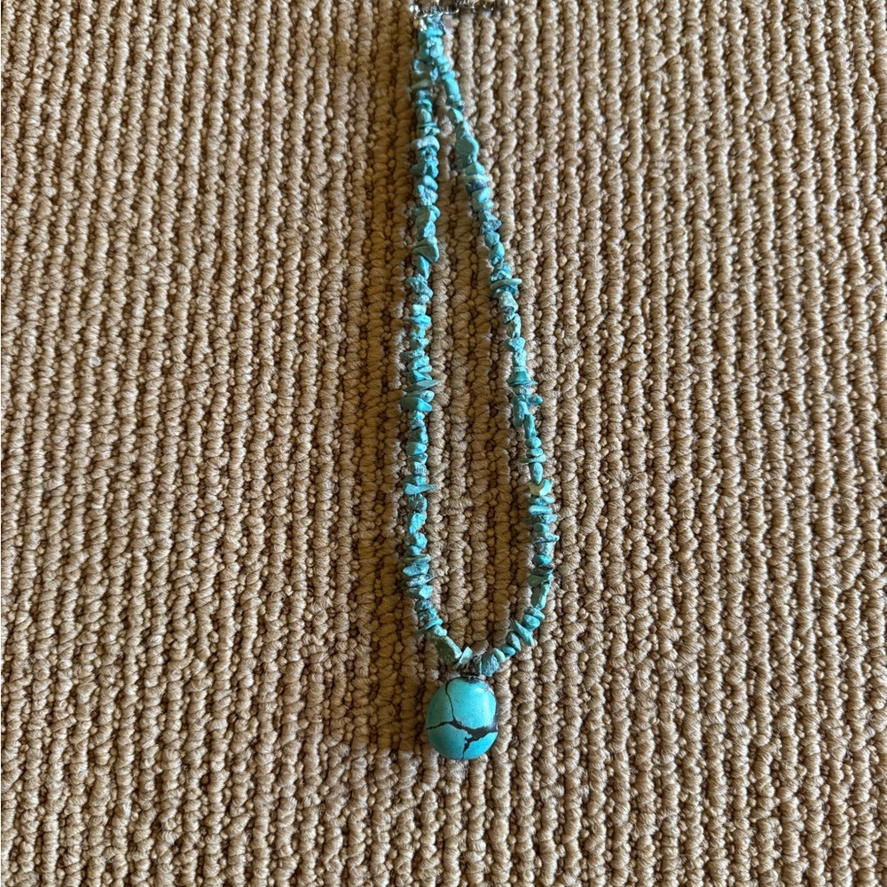 Turquoise Beaded Necklace